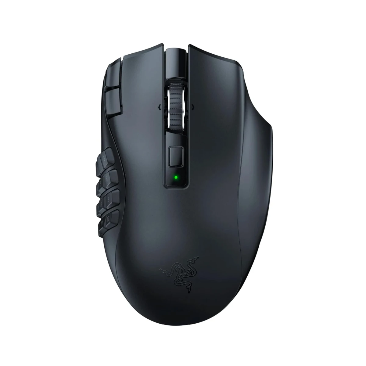 Razer Naga V2 HyperSpeed Wireless Gaming Mouse (Multi-Button MMO Design, High-Performance Optical Sensor, Long Battery Life) - RZ01-03600100-R3U1