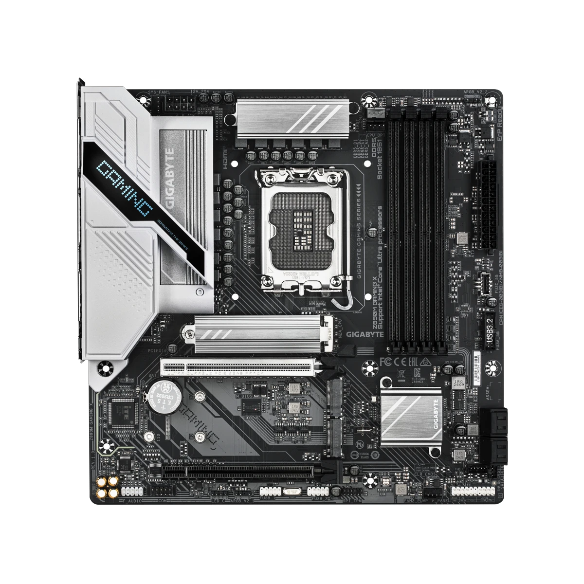 Gigabyte Z890M GAMING X LGA 1851 Micro-ATX Gaming Motherboard - Z890M-GAMING-X view 2