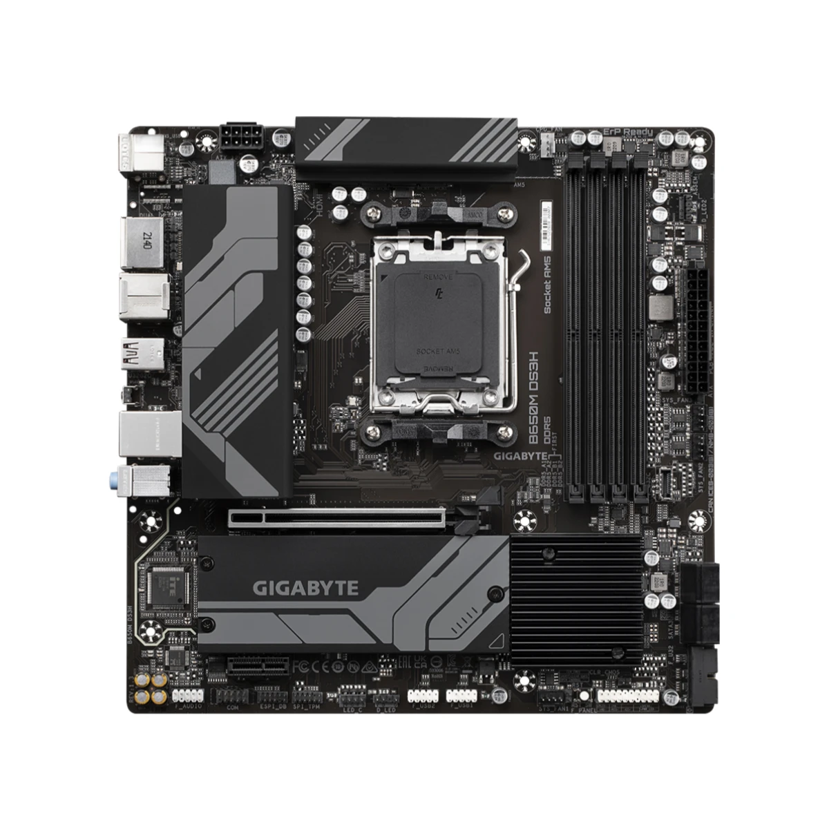 Gigabyte B650M DS3H AMD AM5 Micro-ATX Gaming Motherboard DDR5 - B650MDS3H view 2