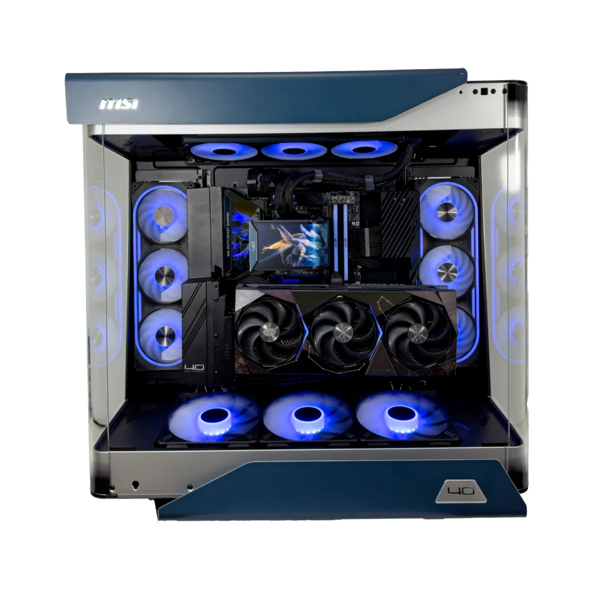 Gaming PC Maestro (Ryzen 7 9800X3D, 32 GB DDR5 RAM, RTX 5080 16GB GPU) - Powered by MSI 