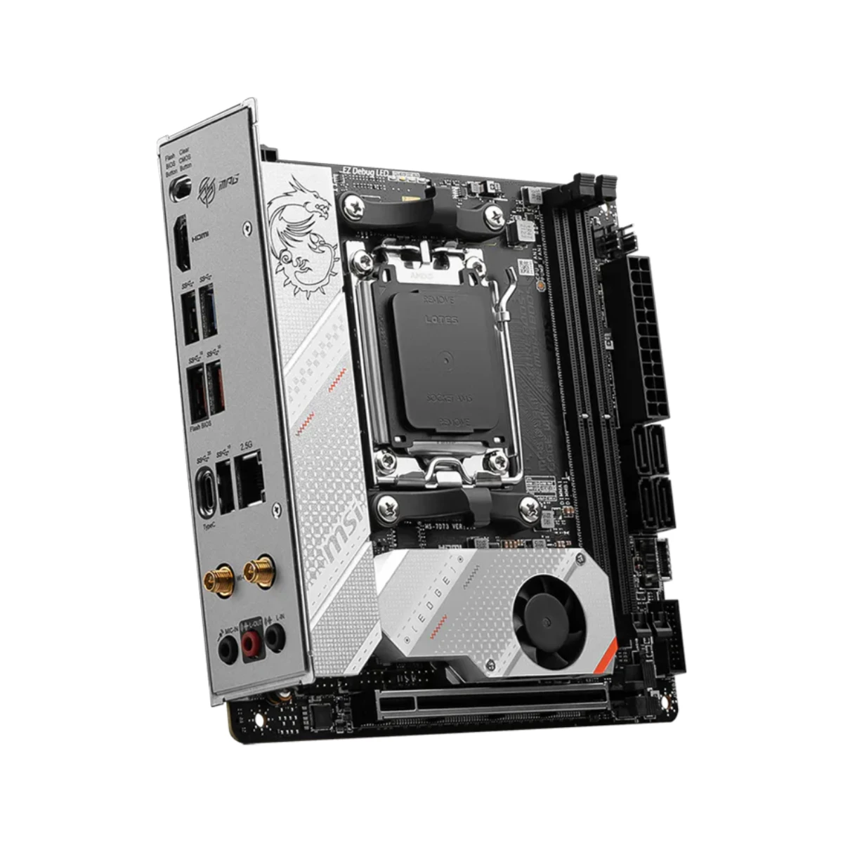 MSI MPG B650I EDGE WIFI AM5 Mini-ITX Gaming Motherboard - 911-7D73-008 view 3