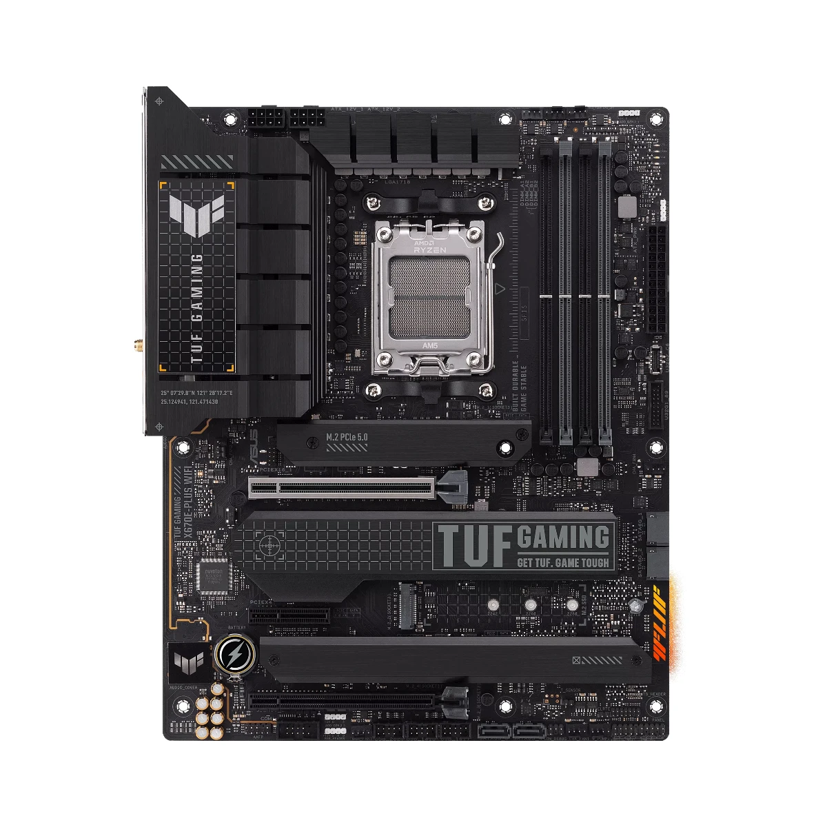 ASUS TUF Gaming X670E-Plus WiFi AM5 ATX Motherboard – AMD X670E, DDR5, PCIe 5.0 - 90MB1BK0-M0EAY0 view 2