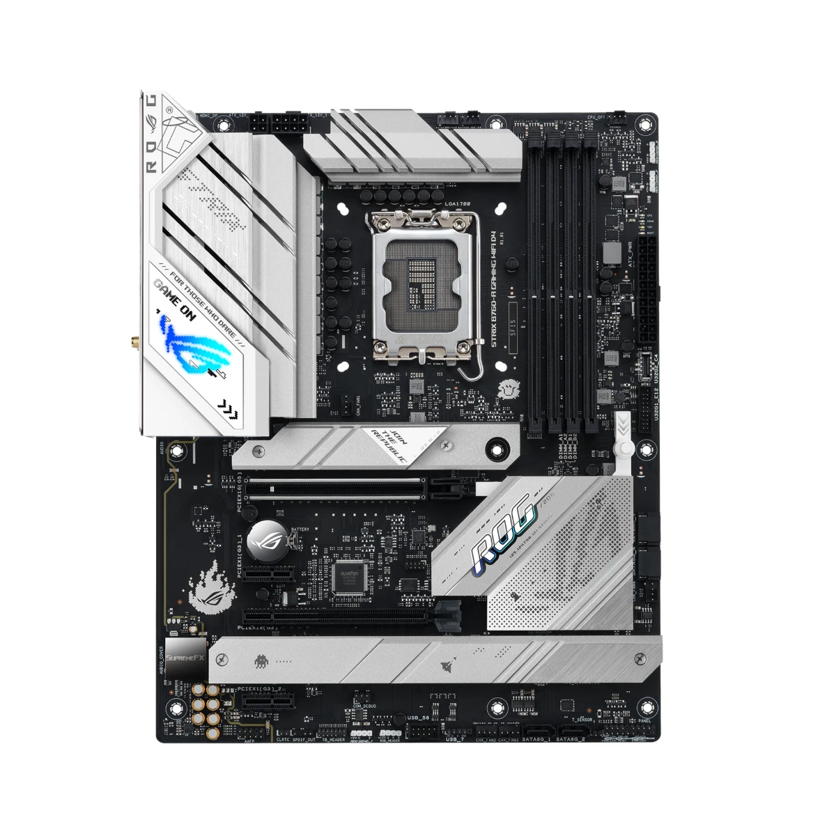 ASUS ROG Strix B760-A Gaming WiFi D4 Intel LGA1700 ATX Motherboard - 90MB1DD0-M0EAY0 view 2