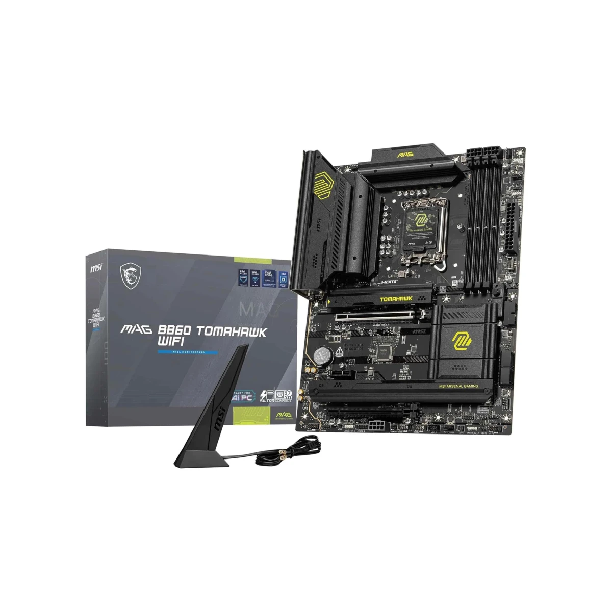 MSI MAG B860 TOMAHAWK WIFI LGA 1851 ATX Gaming Motherboard - 911-7E39-001