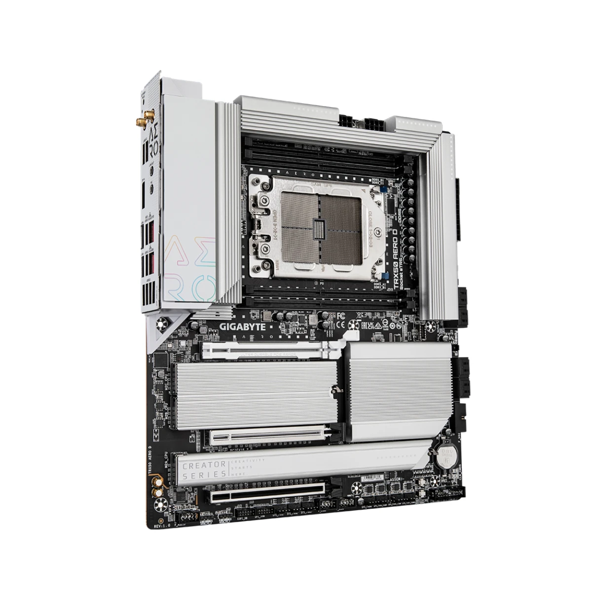 Gigabyte TRX50 AERO D sTR5 DDR5 E-ATX Motherboard - TRX50-AERO-D view 3