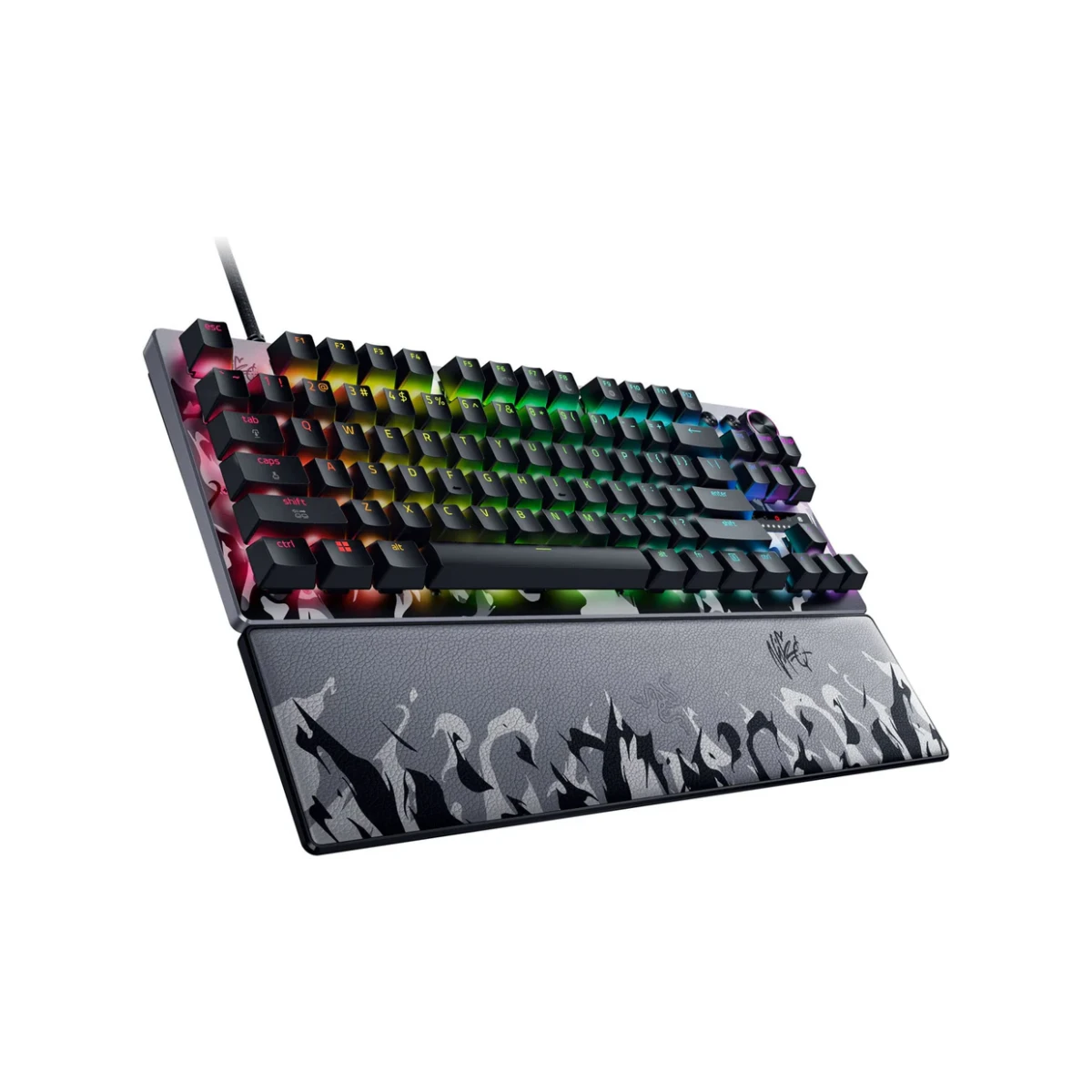 Razer Huntsman V3 Pro Tenkeyless 8KHz Analog Optical Esports Keyboard - NiKo Edition (Analog Optical Switches, 8000Hz Polling Rate, Tenkeyless Layout, Razer Chroma RGB) - RZ03-05521500-R3M1 view 4