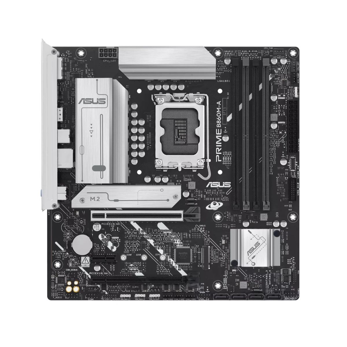 ASUS PRIME B860M-A-CSM LGA 1851 Micro-ATX Motherboard - 90MB1K00-M0EAYC view 2