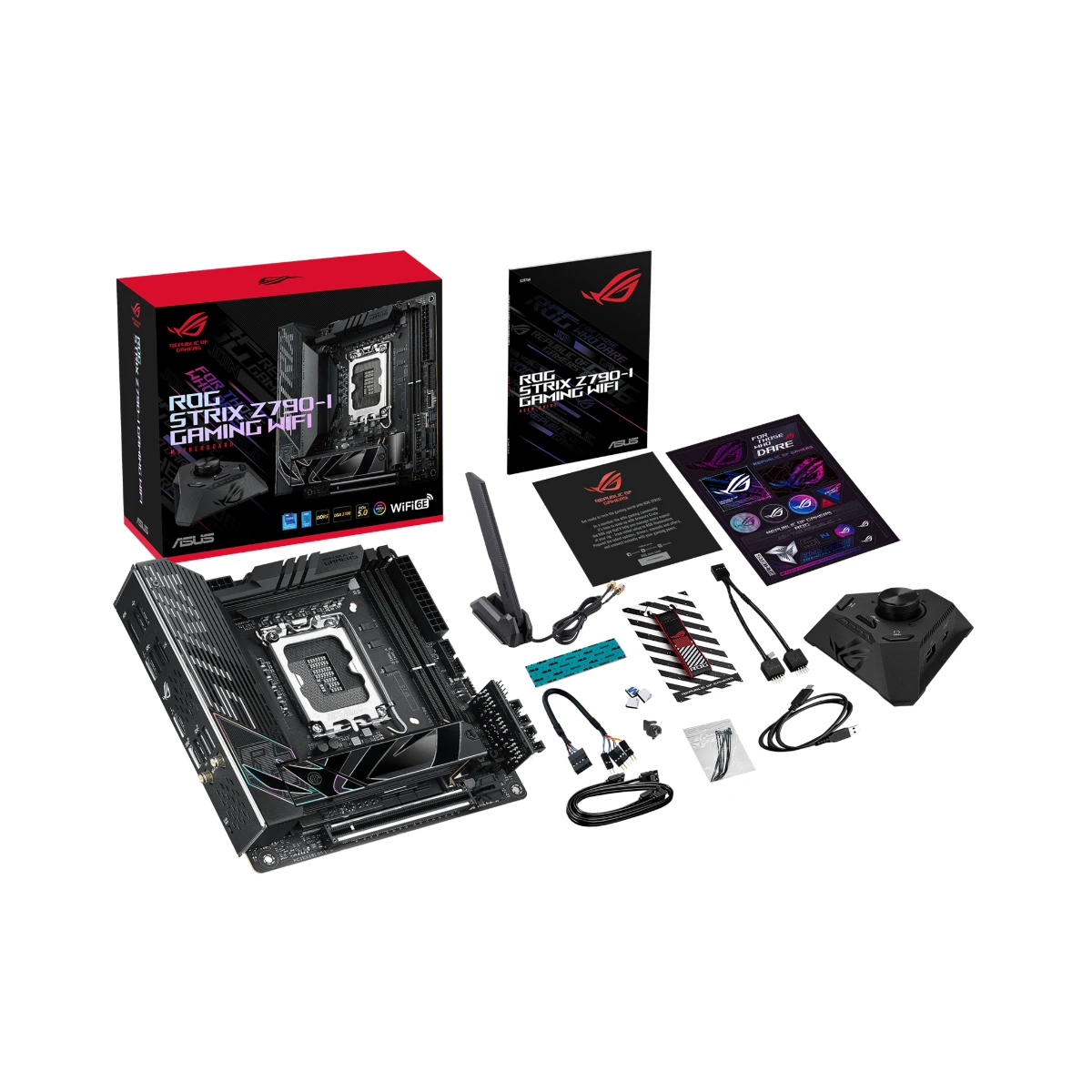 ASUS ROG Strix Z790-I Gaming WiFi Intel LGA1700 DDR5 Mini-ITX Motherboard - 90MB1CM0-M0EAY0 view 4