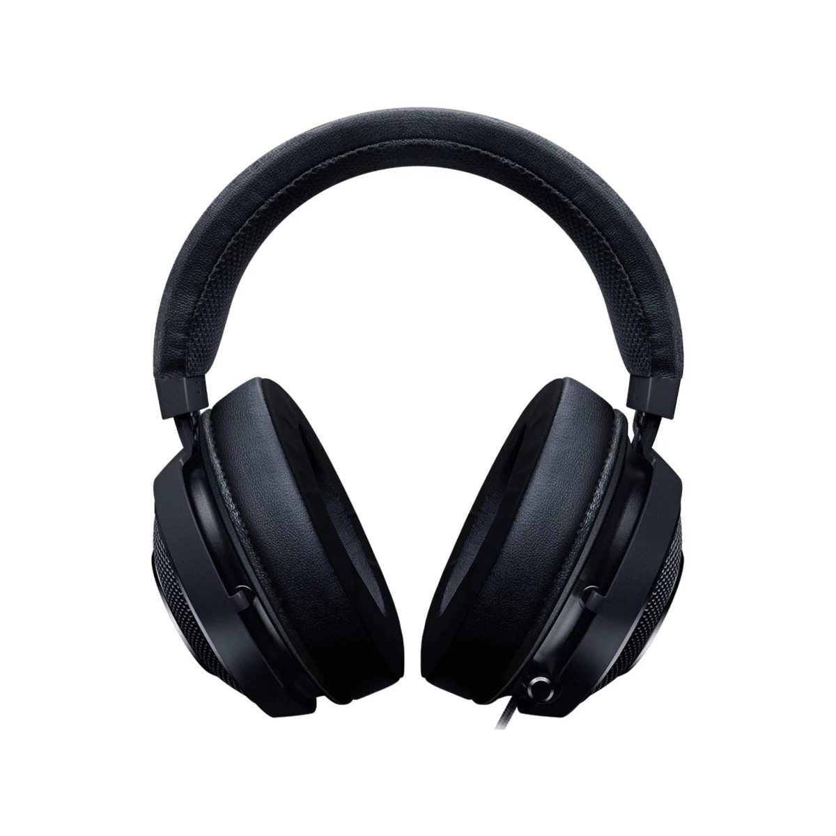 Razer Kraken Black Wired Gaming Headset - Black (Stereo Sound, 50mm Drivers, Cooling Gel Ear Cushions, Retractable Noise-Canceling Microphone, RGB Lighting) - RZ04-02830100-R3M1