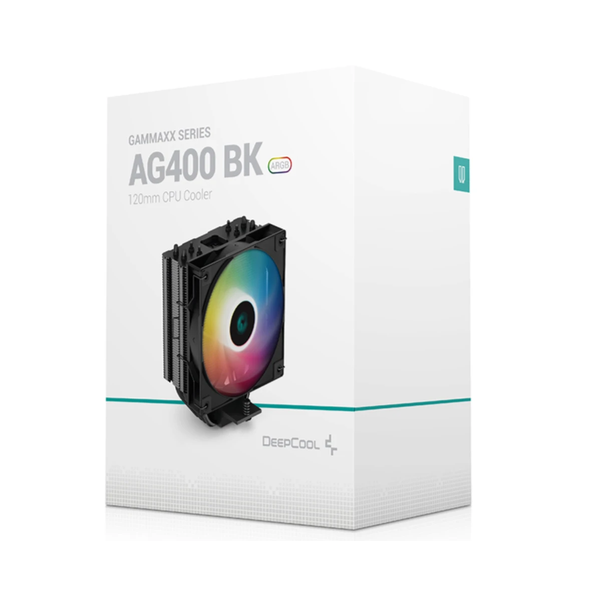 DeepCool AG400 ARGB CPU Air Cooler (Single Tower, Single Fan, ARGB Lighting, Black) | R-AG400-BKAMMN-GJD view 4
