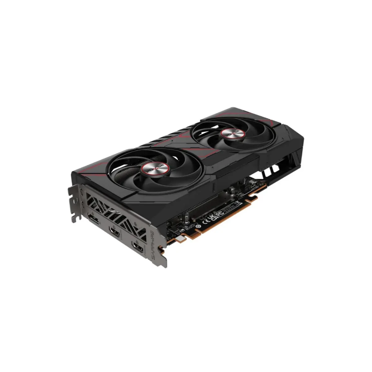 SAPPHIRE PULSE AMD RADEON RX 9060 XT GAMING OC 16GB Graphics Card - Black | S88-3E493-101SA view 3