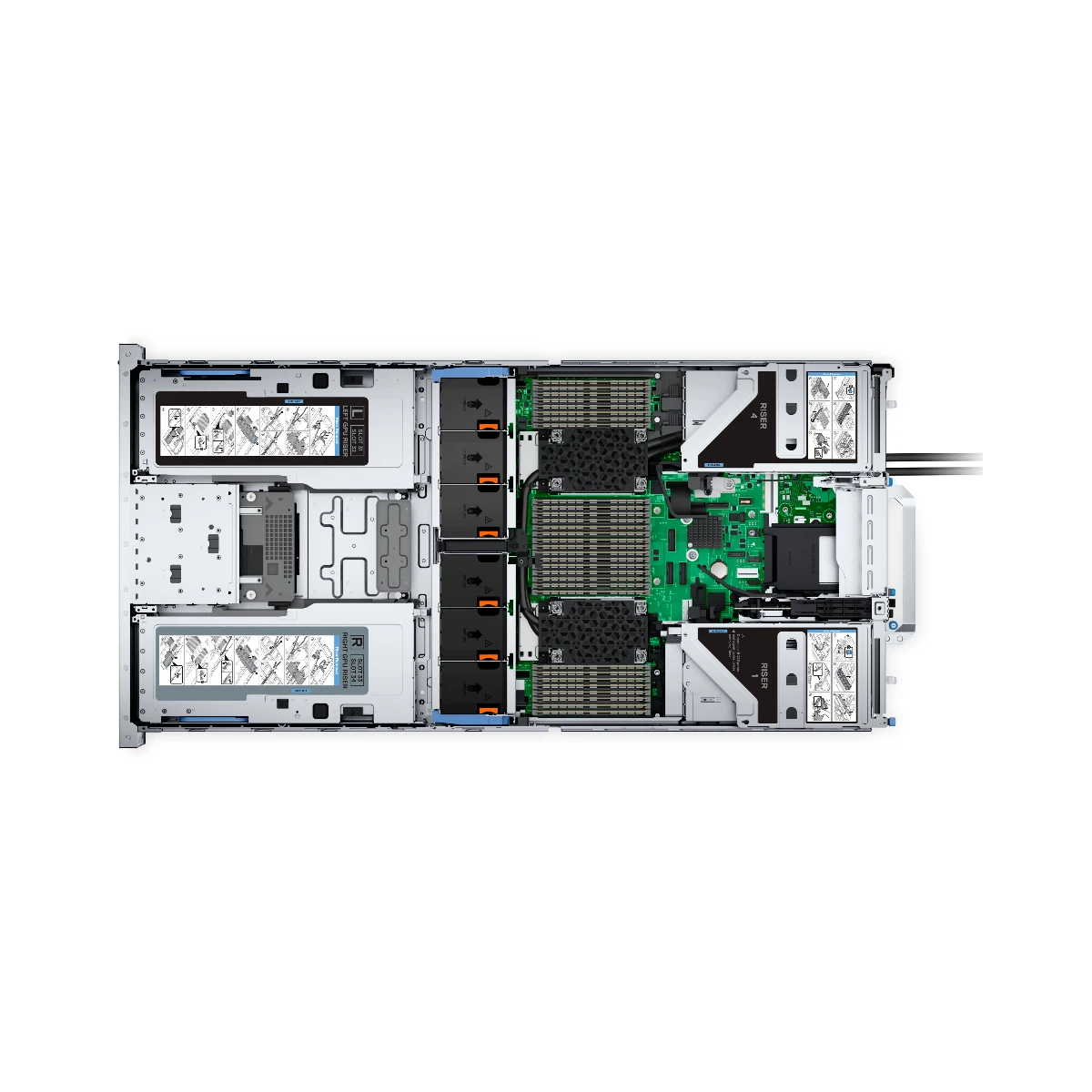 Dell PowerEdge R760xa Rack Server (Dual 5th Generation Intel Xeon Scalable Processors, Up to 4× Double-Width PCIe Gen5 Accelerators) - R760xa view 4