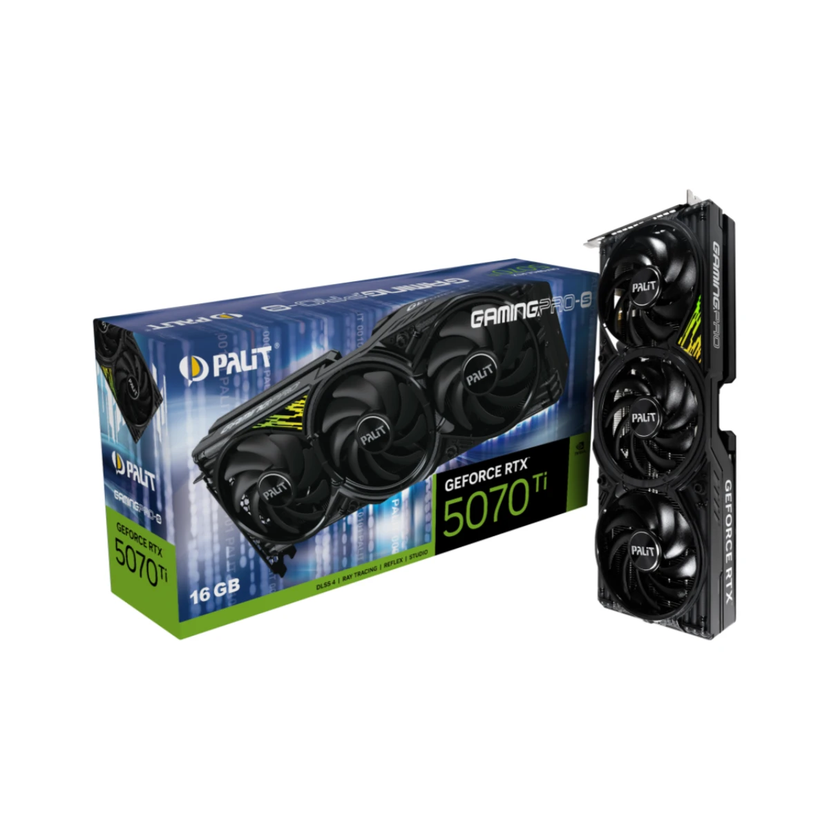 PALIT GeForce RTX 5070 Ti GAMING PRO-S Graphics Card, 16GB GDDR7 , DLSS 4 - 7507T019T2-GB2031U
