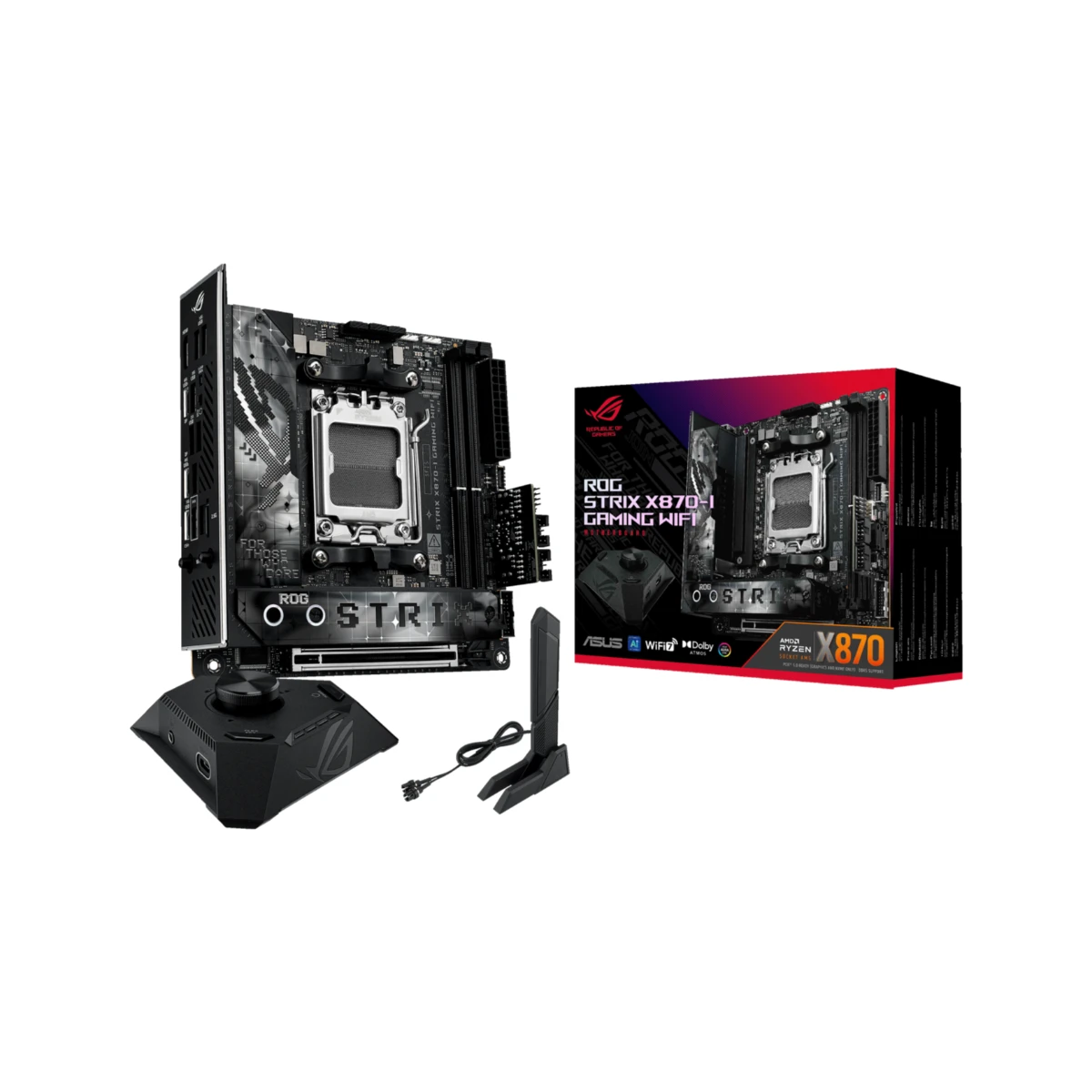 ASUS ROG STRIX X870-I GAMING WIFI AM5 Mini-ITX Gaming Motherboard - 90MB1IW0-M0EAY0
