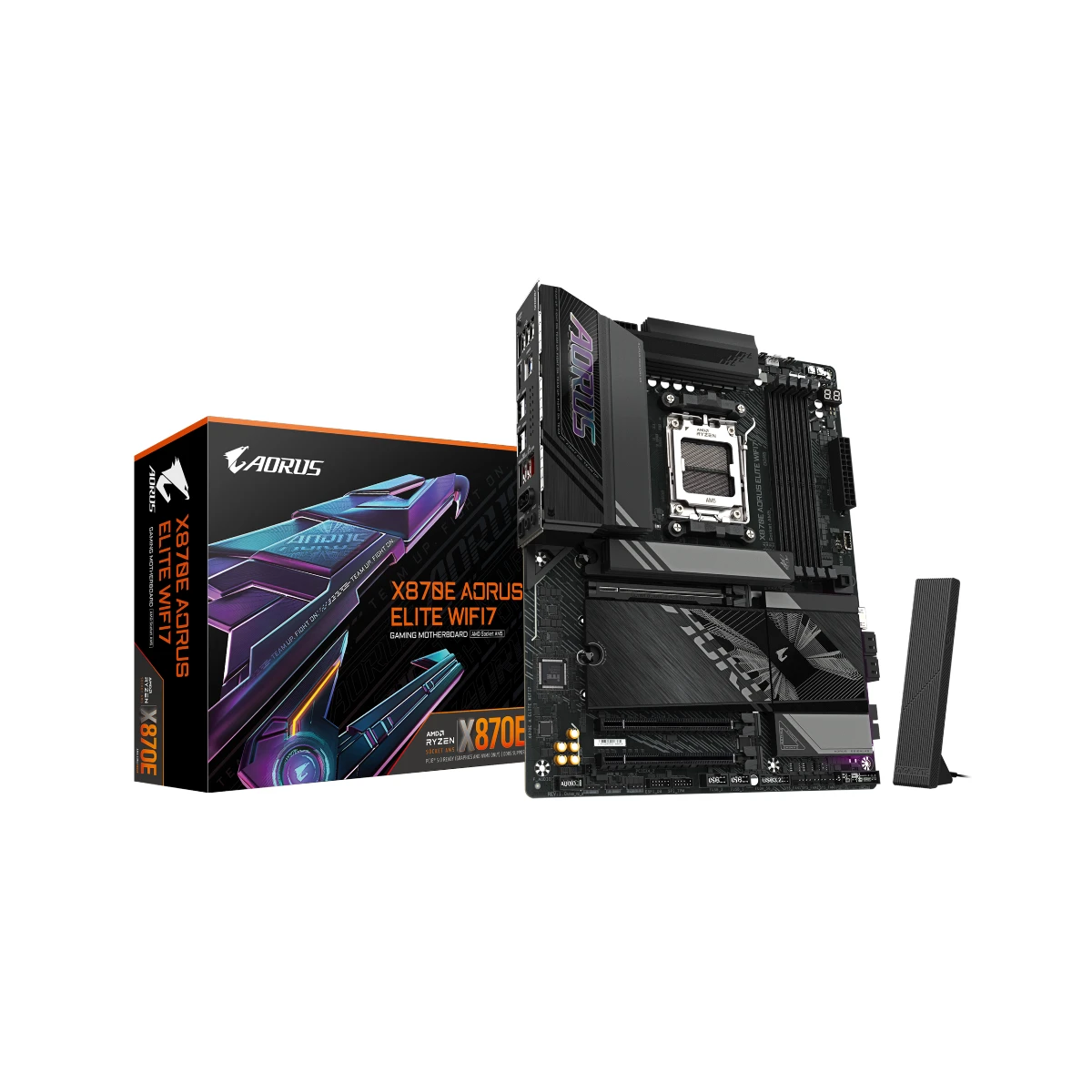 Gigabyte X870E AORUS ELITE WIFI7 AM5 ATX Gaming Motherboard - X870E-A-ELITE-WIFI7