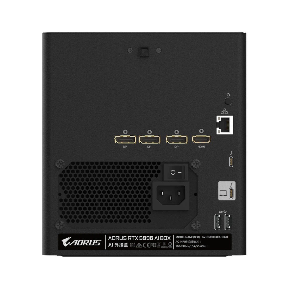 GIGABYTE AORUS RTX 5090 32GB GDDR7 AI Box Graphics - Black | GV-N5090IXEB-32GD view 5