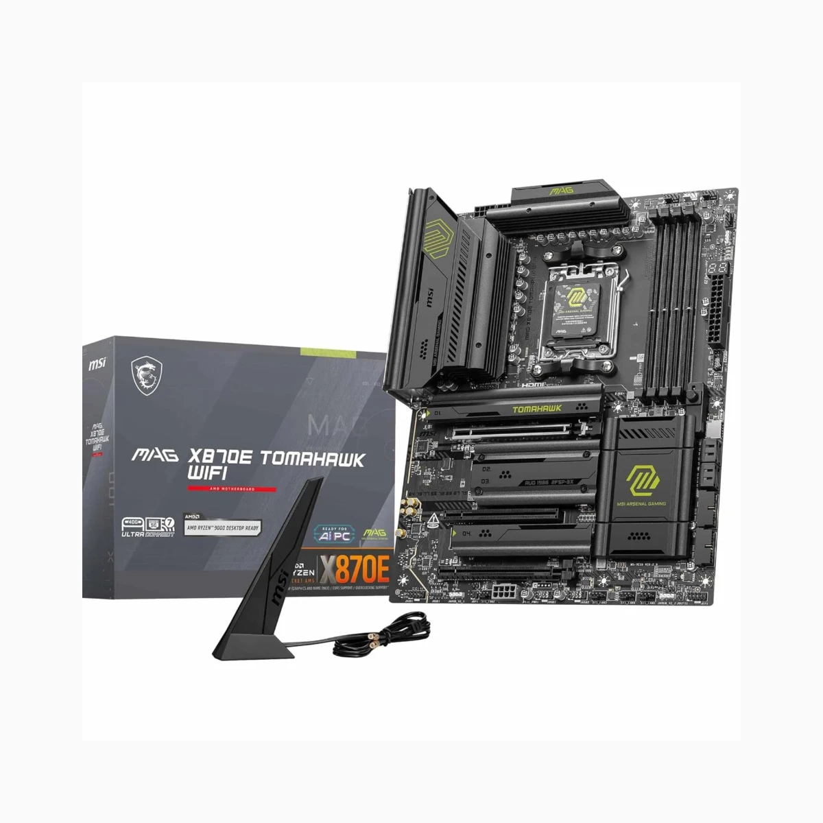 MSI MAG X870E TOMAHAWK WIFI AM5 ATX Motherboard – Black - 911-7E59-006