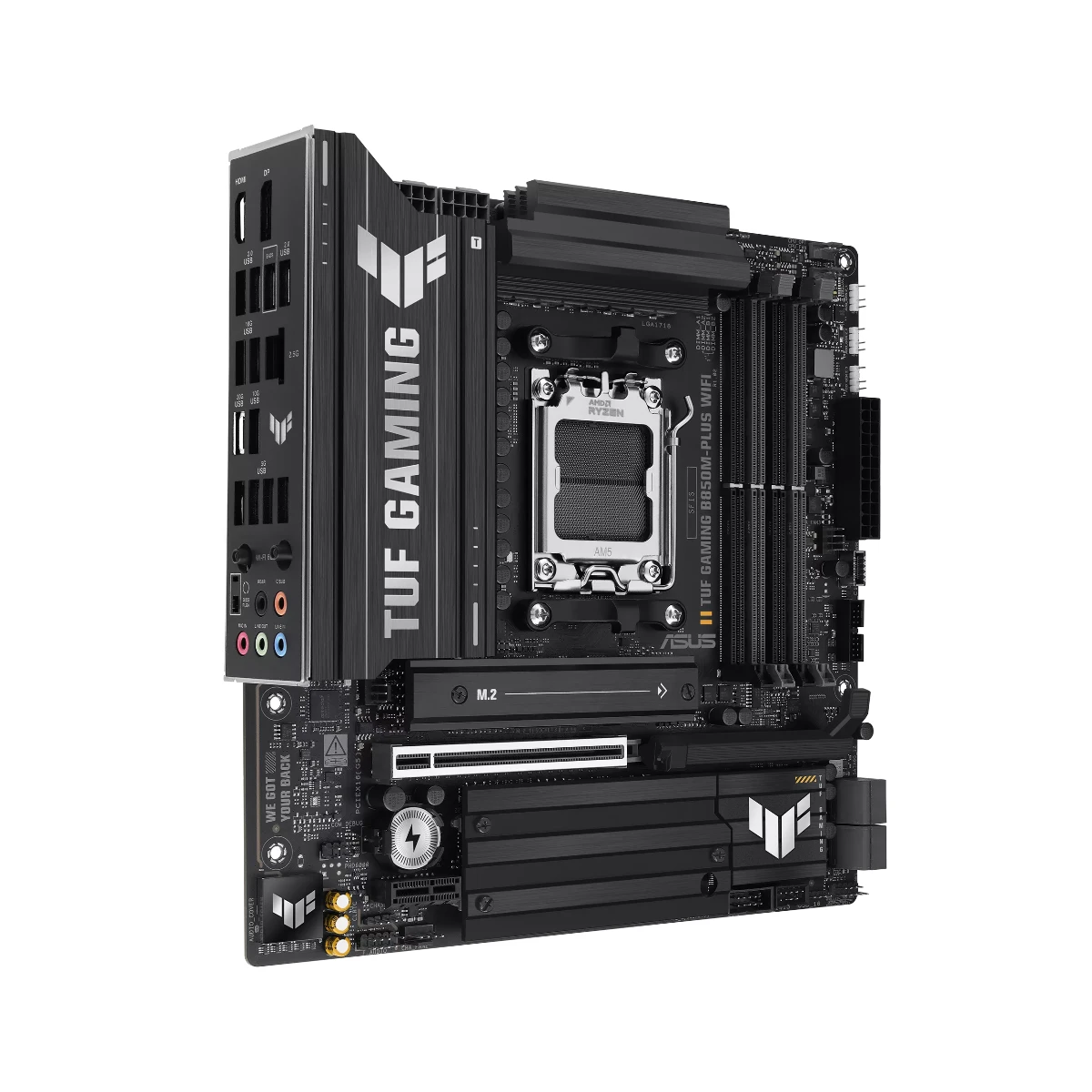 ASUS TUF GAMING B850M-PLUS WIFI AM5 Micro-ATX Gaming Motherboard - 90MB1IY0-M0EAY0 view 3