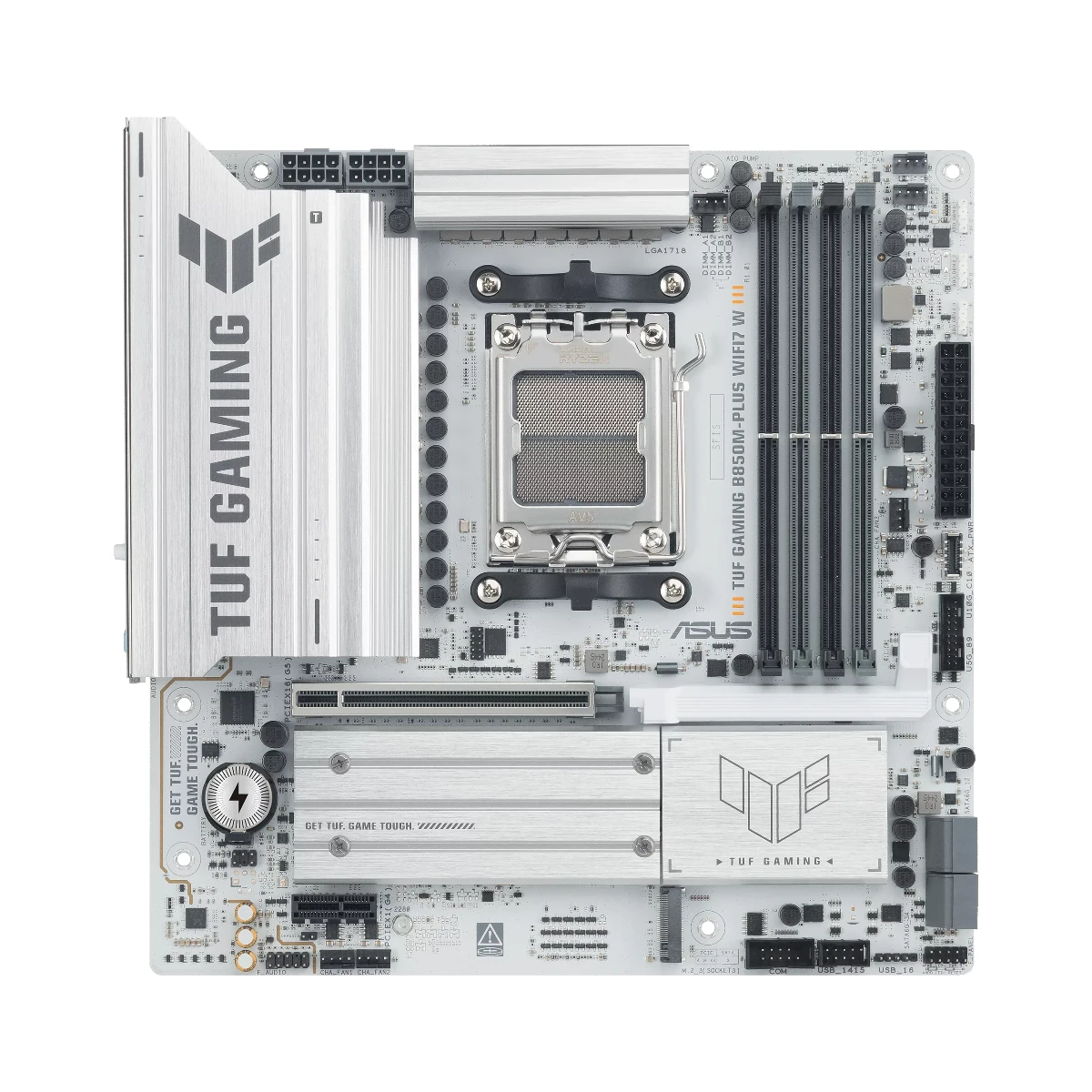 ASUS TUF GAMING B850M-PLUS WiFi7 W AM5 DDR5 Micro-ATX Motherboard - 90MB1MD0-M0EAY0 view 2