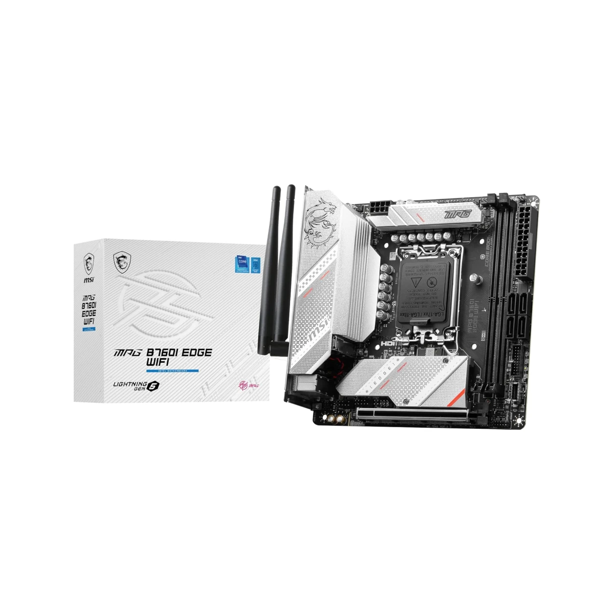MSI MPG B760I Edge Wi-Fi DDR5 Mini-ITX Motherboard Intel LGA 1700 - 911-7D40-008
