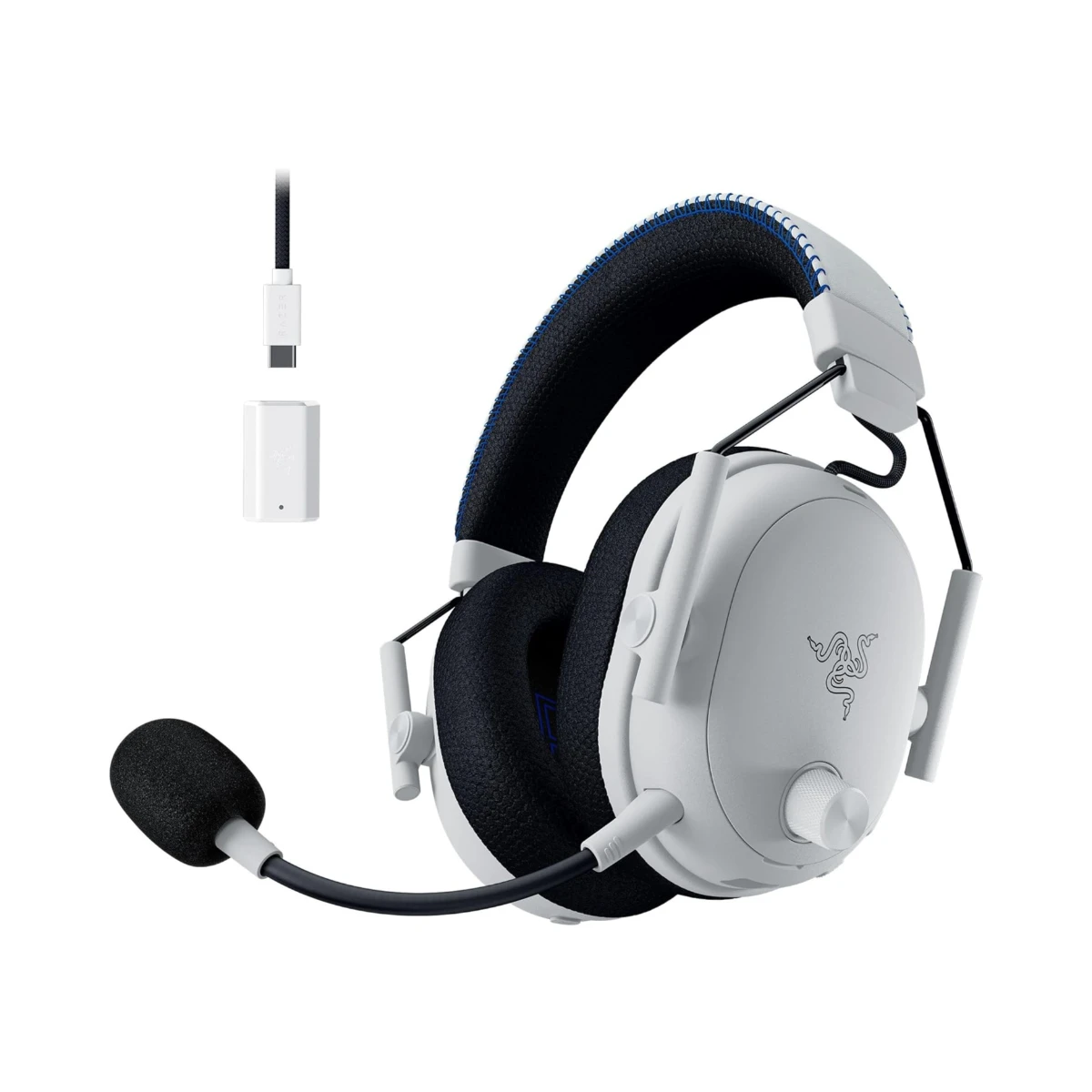 Razer BlackShark V3 Pro Wireless ANC Esports Headset for PlayStation - White | RZ04-05400600-R3G1