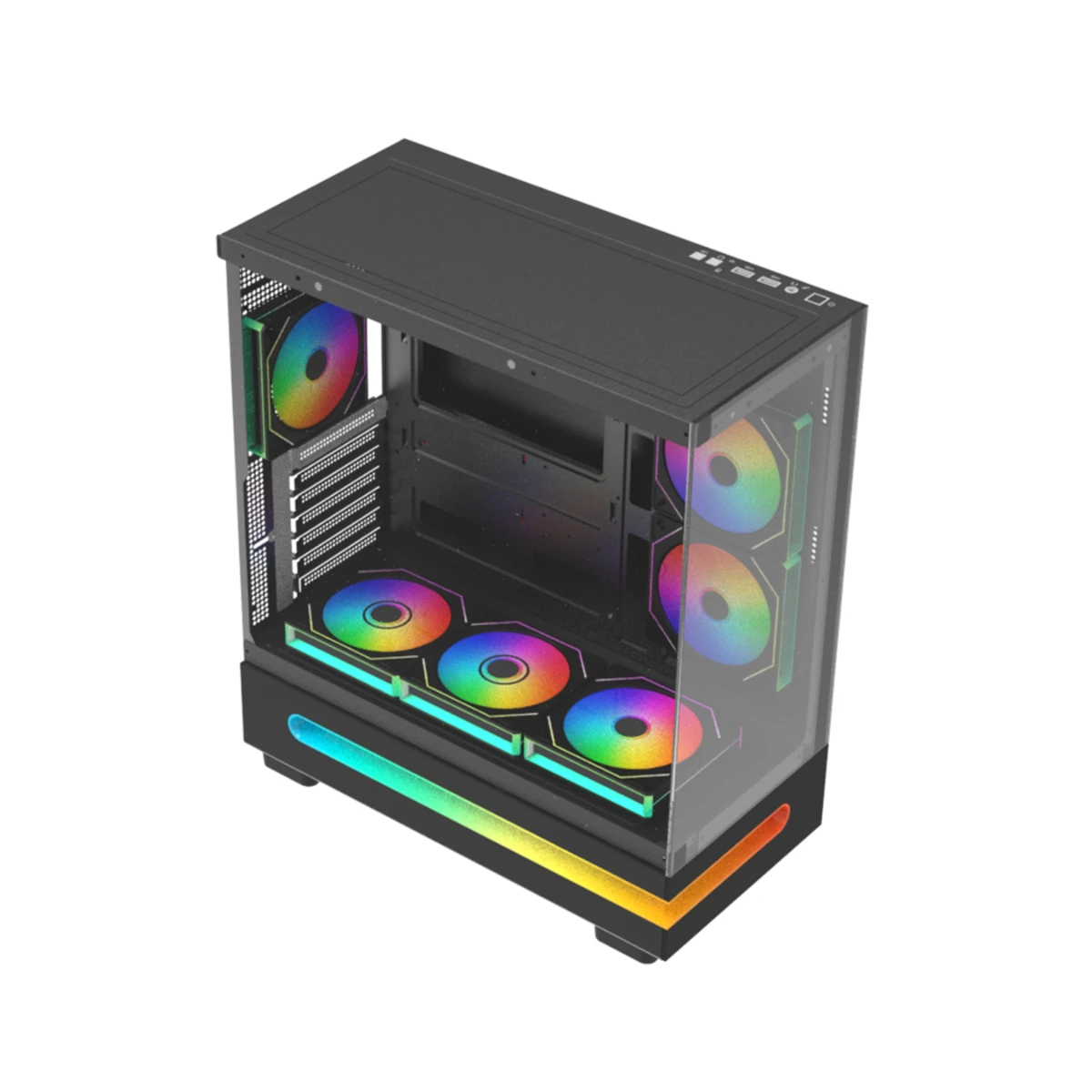 XANDER Jupiter III ARGB ATX Case - Black | WCA1143  view 2