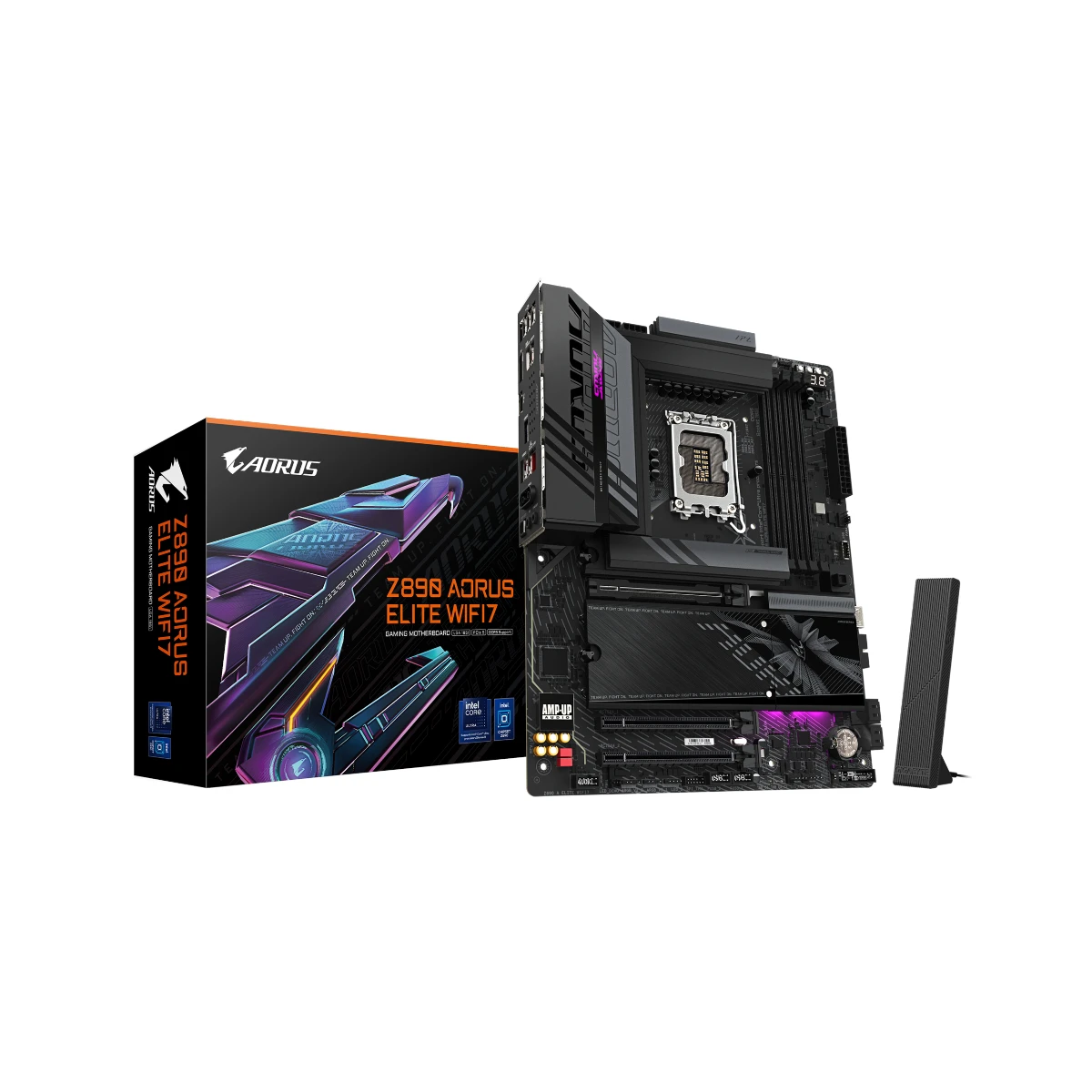 Gigabyte Z890 AORUS ELITE WIFI7 LGA 1851 ATX Gaming Motherboard – Black - Z890-A-ELITE-WIFI7