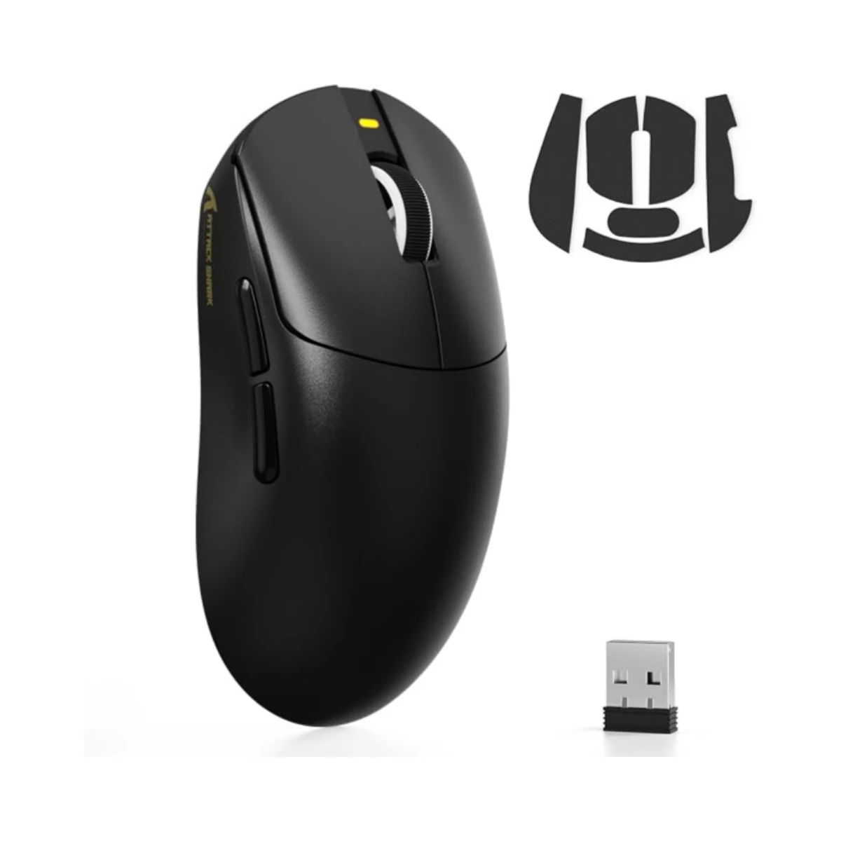 ATTACK SHARK X8 Series Tri-mode Lightweight Wireless Gaming Mouse - Black | X8-SE view 2