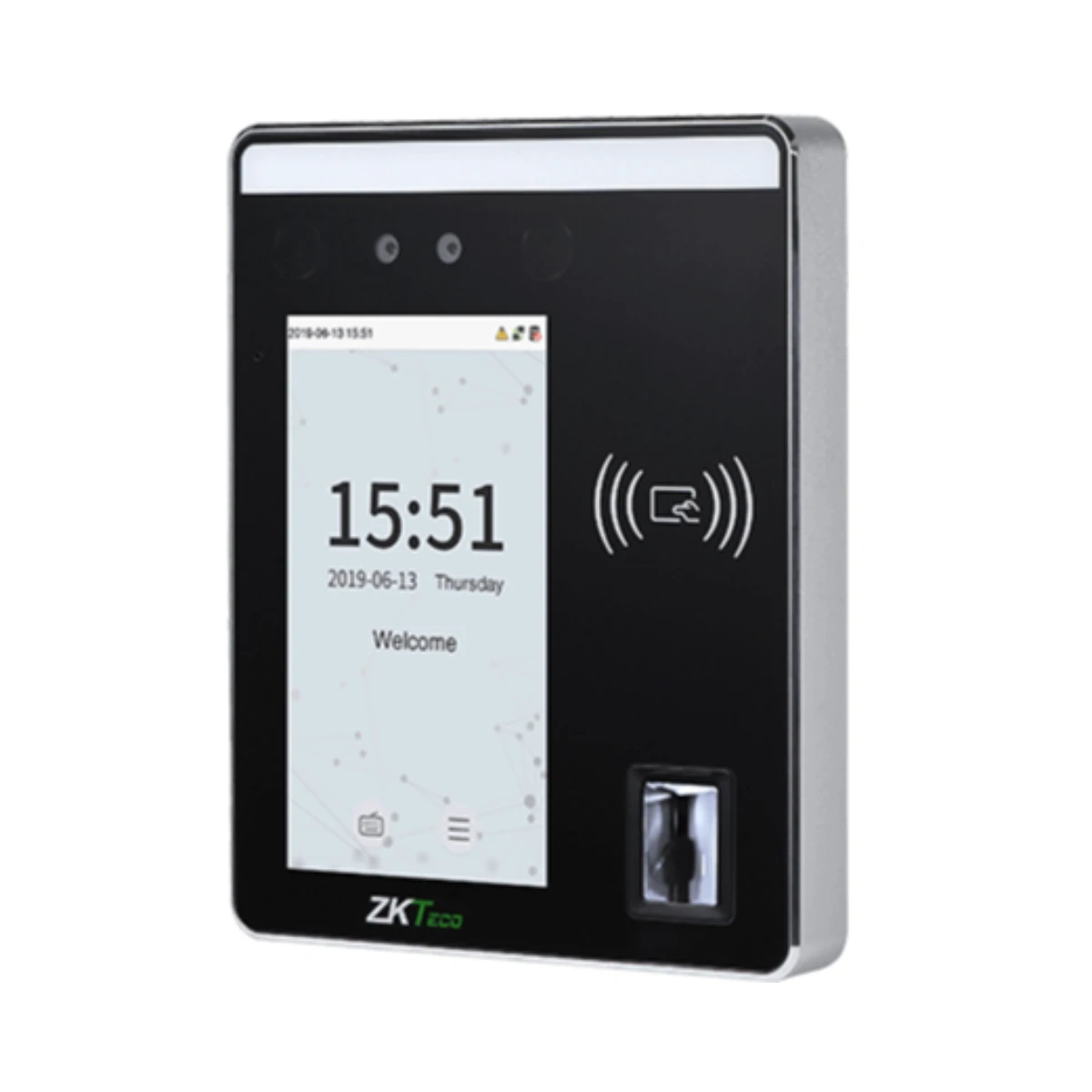 ZKTeco SpeedFace-H5L Facial Recognition & Fingerprint Time Attendance Terminal - SpeedFace-H5L view 2