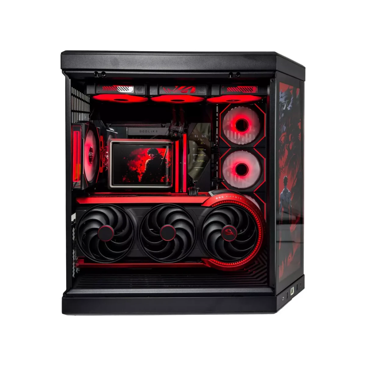 Gaming PC Matrix (Ryzen 9 9950X3D, 96 GB DDR5 RAM, RTX 5090 32GB GPU) view 3