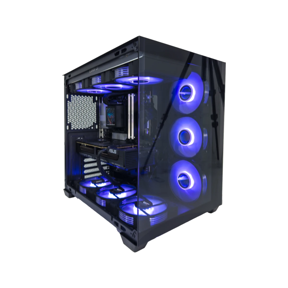 Gaming PC Midnight (Ryzen 7 7800X3D, 32 GB DDR5 RAM, RTX 5070 Ti 16GB GPU) view 2