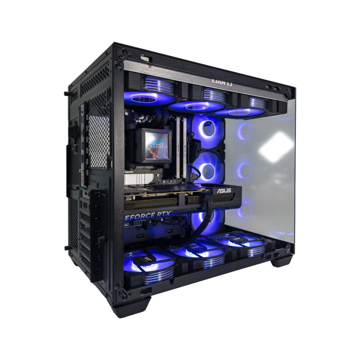 Gaming PC Midnight (Ryzen 7 7800X3D, 32 GB DDR5 RAM, RTX 5070 Ti 16GB GPU) view 4