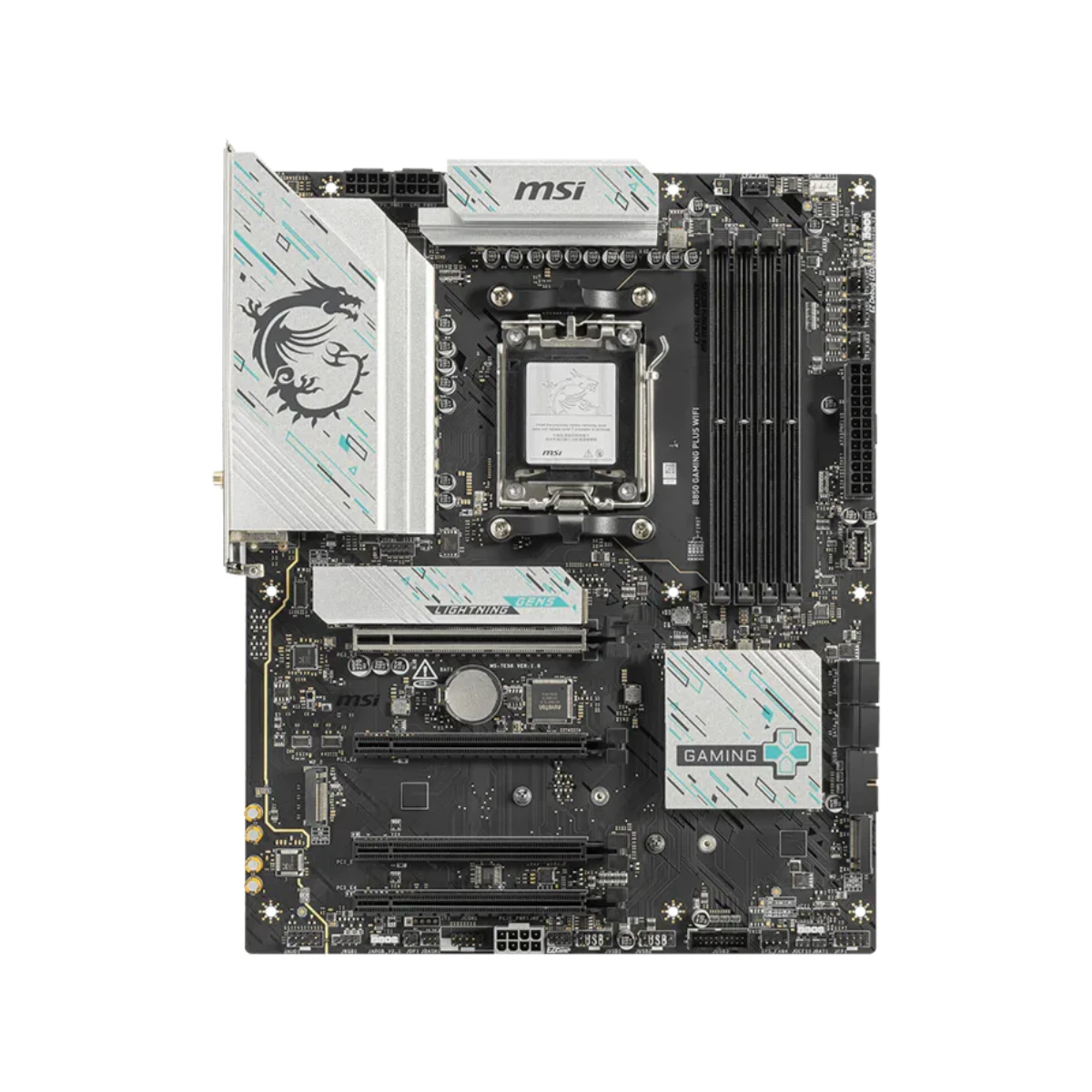 MSI B850 GAMING PLUS WIFI AM5 ATX Gaming Motherboard - 911-7E56-001 view 2