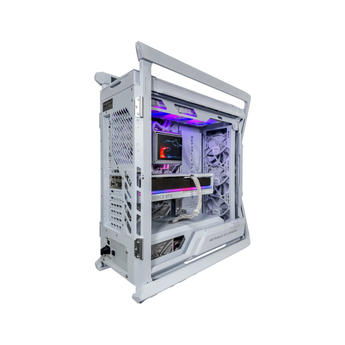 Gaming PC White Titan (Ryzen 9 9950X3D, 32 GB DDR5 RAM, RTX 5080 16GB GPU) - Powered by ASUS view 4