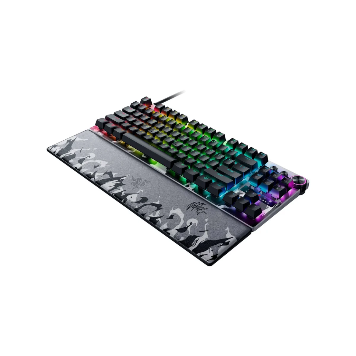 Razer Huntsman V3 Pro Tenkeyless 8KHz Analog Optical Esports Keyboard - NiKo Edition (Analog Optical Switches, 8000Hz Polling Rate, Tenkeyless Layout, Razer Chroma RGB) - RZ03-05521500-R3M1 view 3