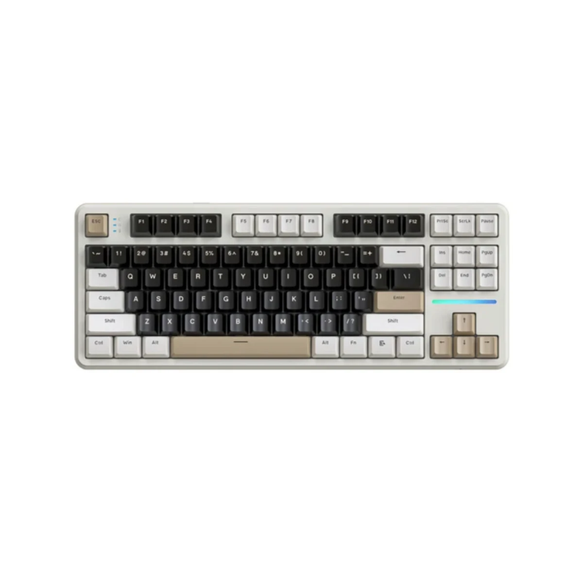 ATTACK SHARK X87 Tri-mode Gasket Mechanical Keyboard - Cheese White | AS-X87