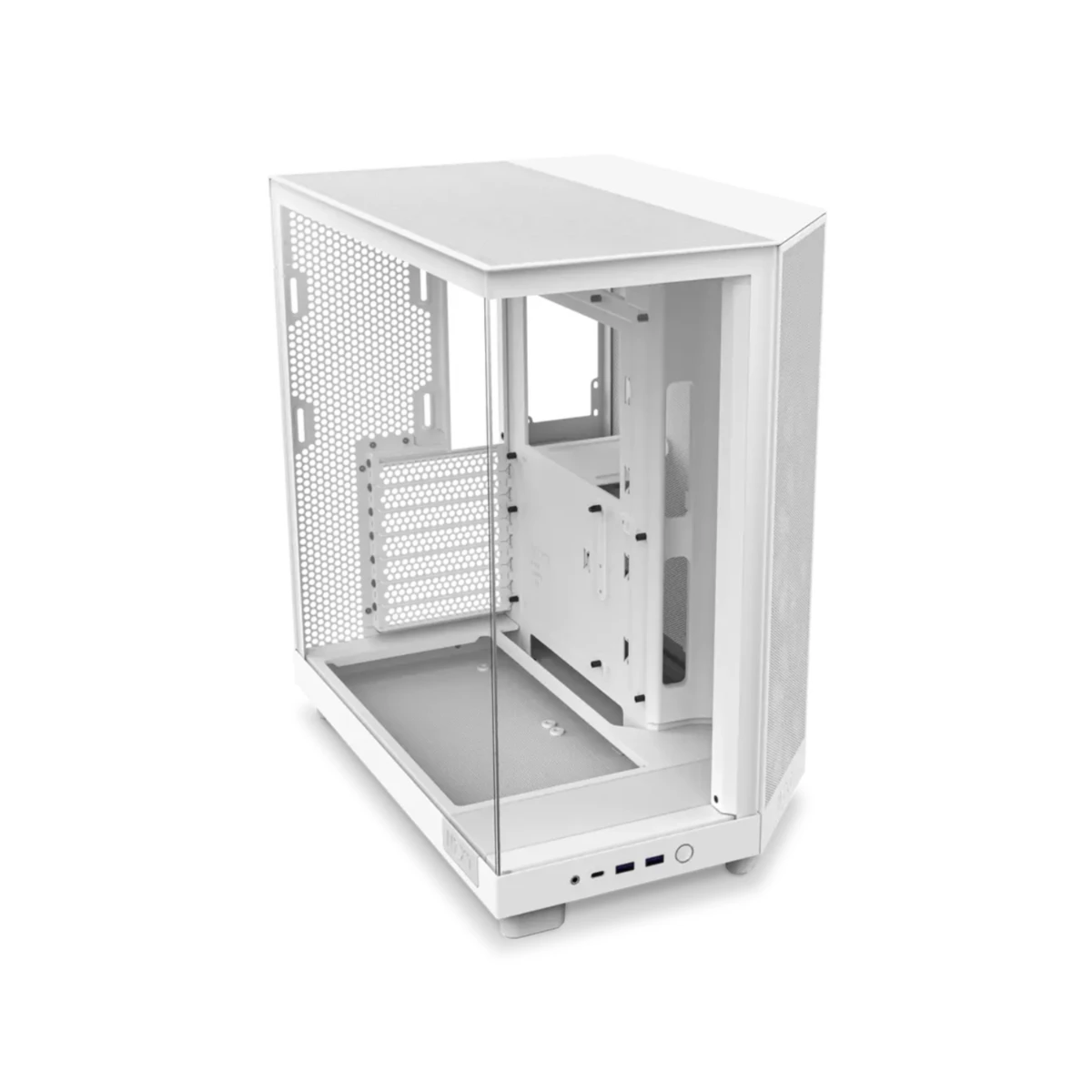 NZXT H6 Compact Dual-Chamber Mid-Tower ATX Case - White | CC-H62FW-01 view 3
