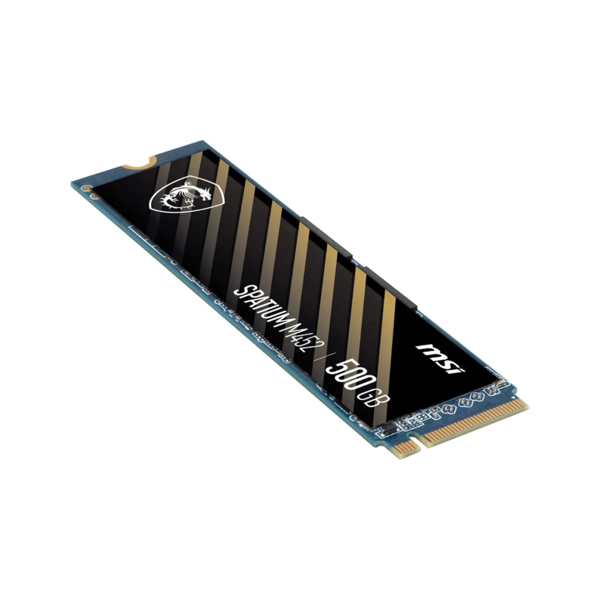MSI Spatium M452 500GB M.2 PCIe Gen4 NVMe SSD - Black | S78-440K210-P83 view 4