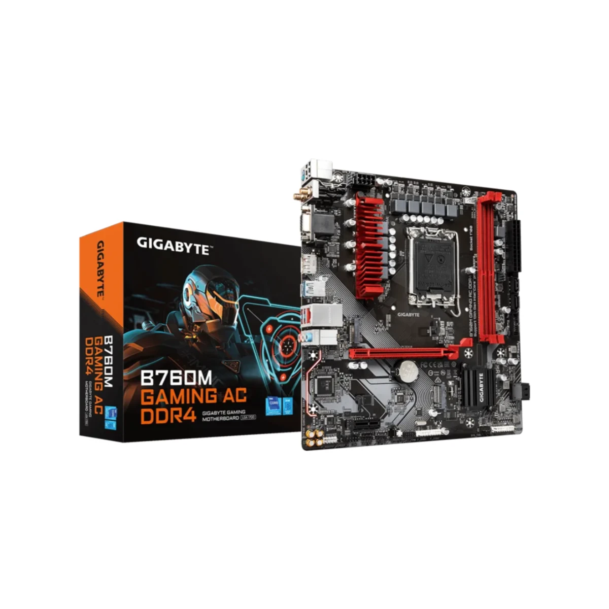 GIGABYTE B760M GAMING AC DDR4 Micro-ATX Motherboard – Intel LGA1700 - B760M-GAMING-AC-DDR4