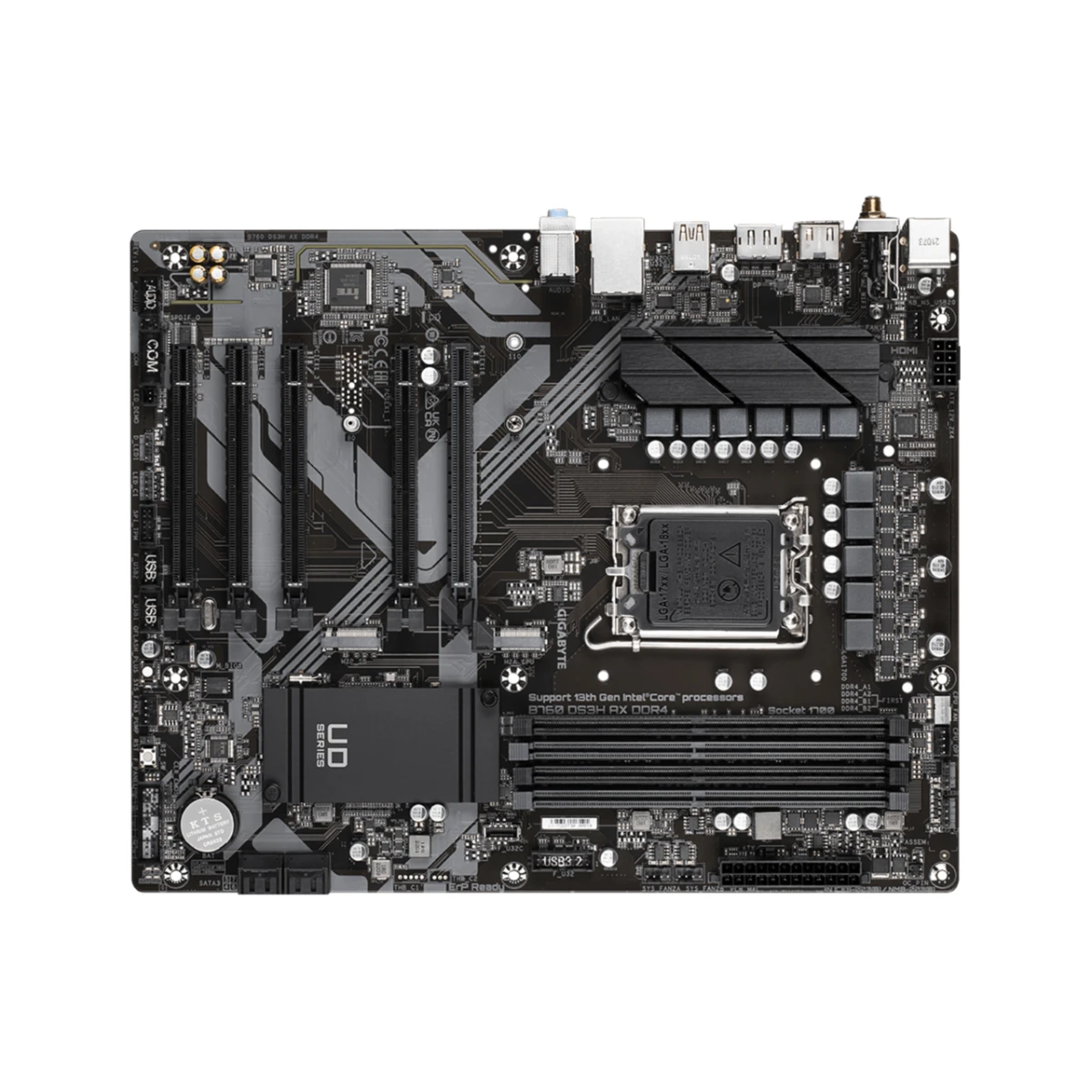 GIGABYTE B760 DS3H AX DDR4 Intel LGA1700 ATX Motherboard - B760-DS3H-AX-DDR4 view 4