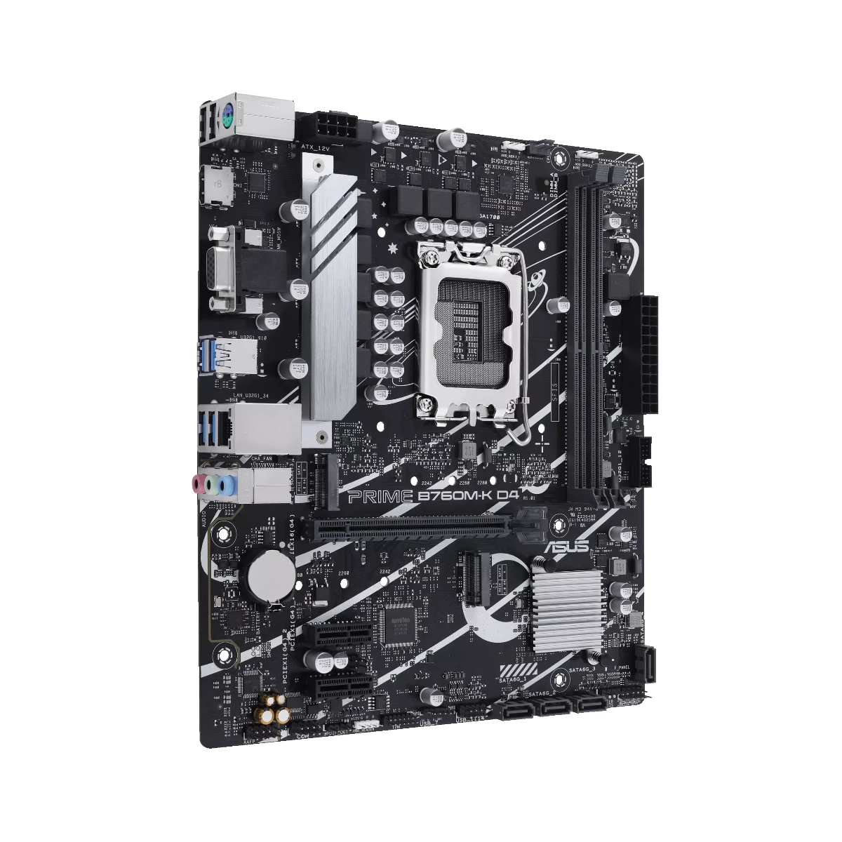 ASUS Prime B760M-K D4 Intel LGA1700 DDR4 mATX Motherboard - 90MB1DS0-M0EAY0 view 2
