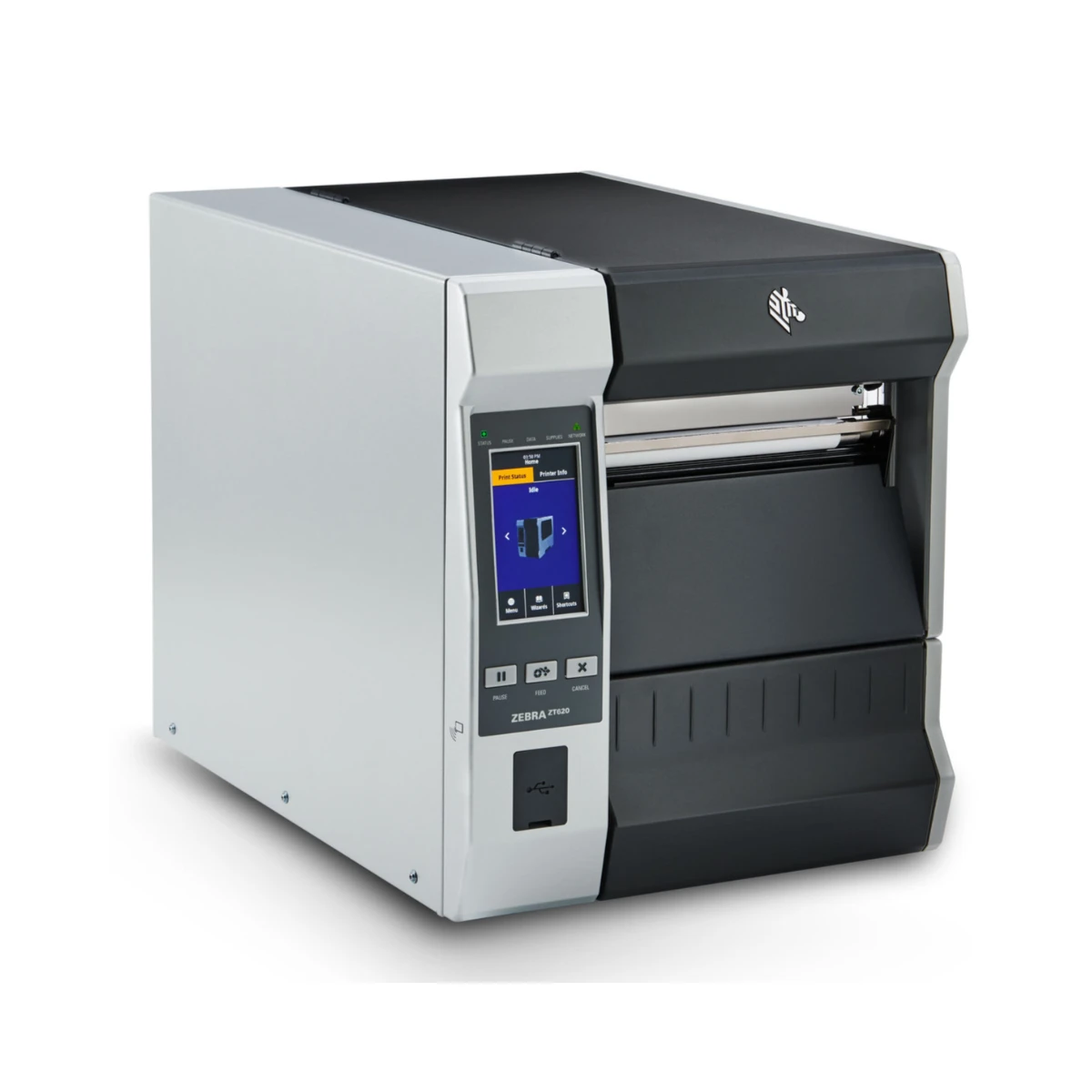 Zebra ZT620 Industrial Barcode Label Printer - ZT62063-T01A100Z view 2