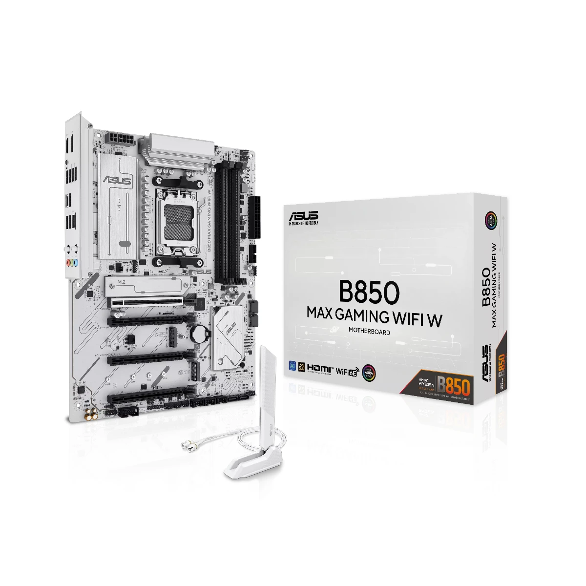 ASUS B850 MAX GAMING WIFI W AMD AM5 ATX Motherboard - 90MB1M10-M0EAY0