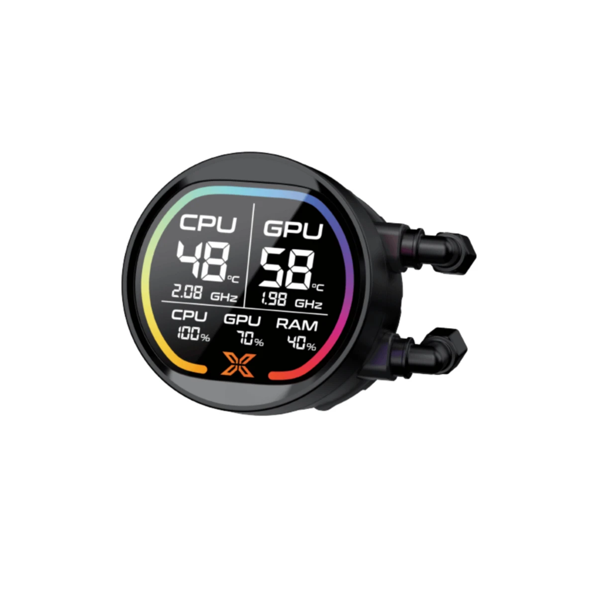 XIGMATEK LK Pro 240 Digital PWM ARGB Liquid CPU Cooler - Black | EN47428 view 4