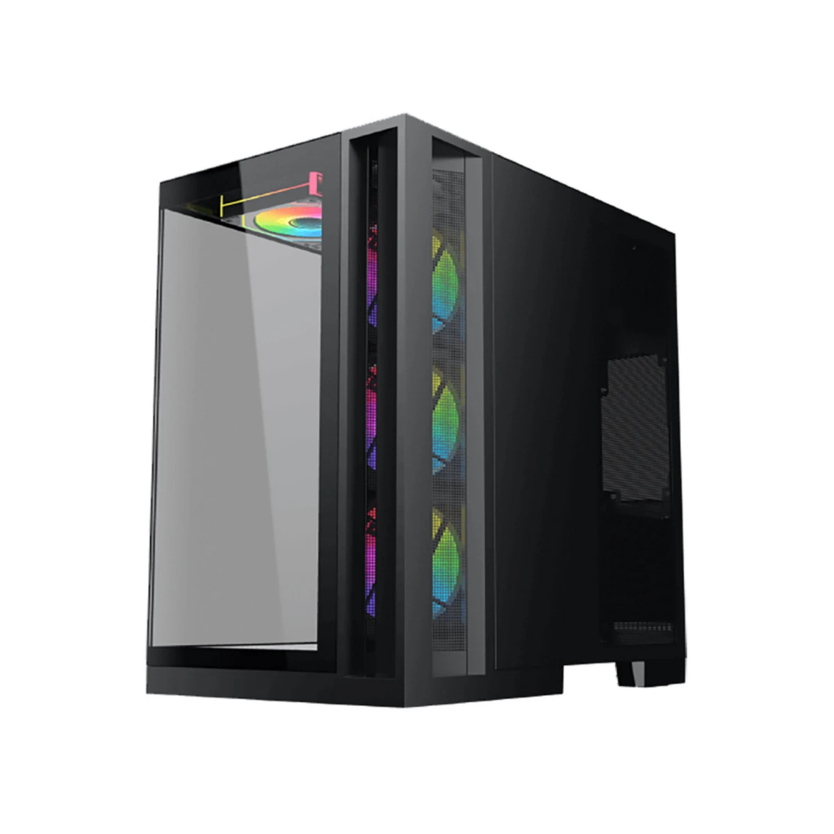 Xigmatek Aqua 7 Tempered Glass Mid-tower E-ATX Case - Black | EN49026 view 3