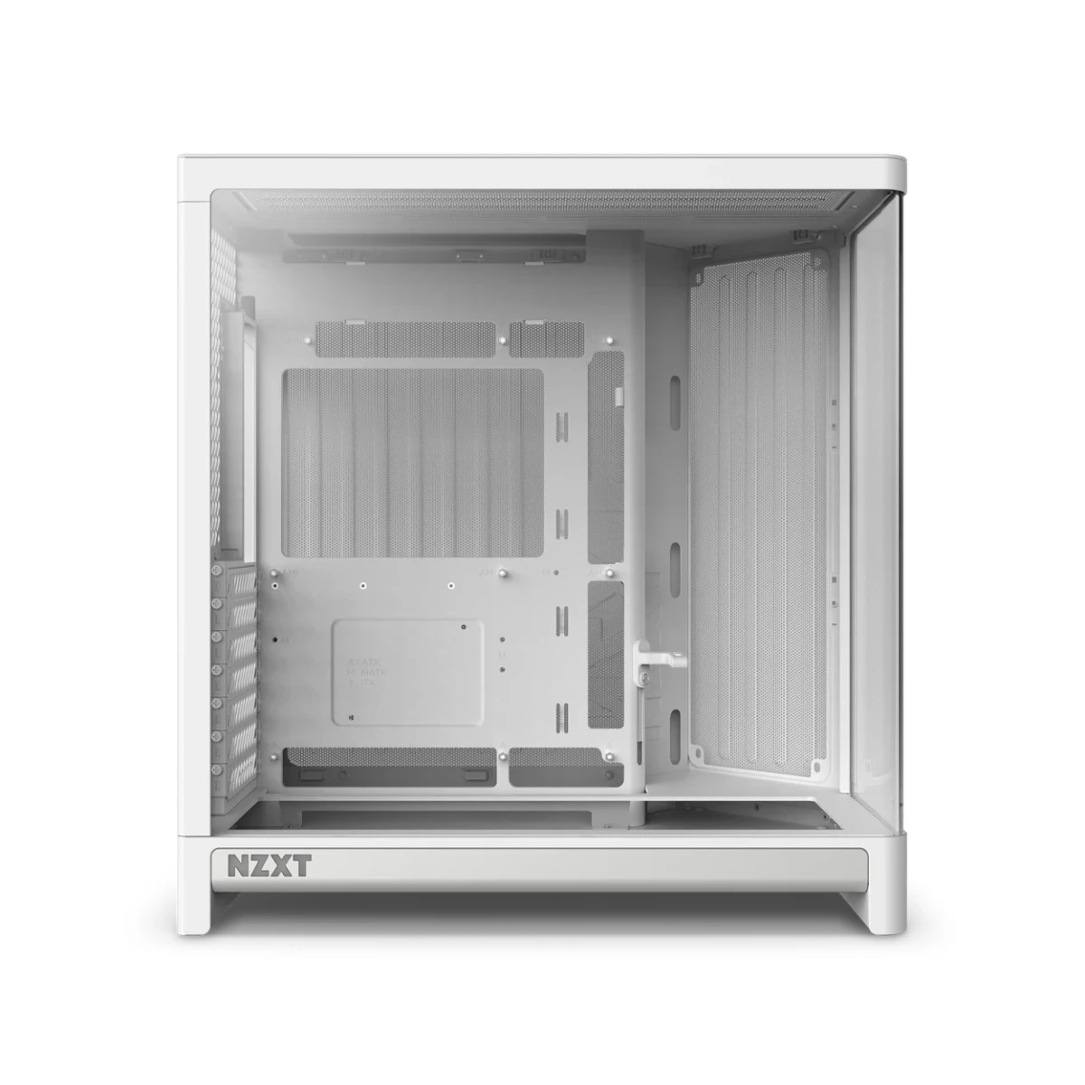 NZXT H6 Compact Dual-Chamber Mid-Tower ATX Case - White | CC-H62FW-01 view 4