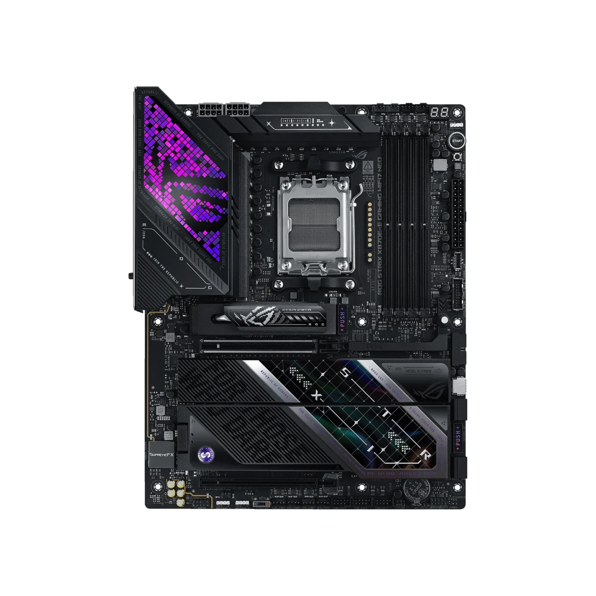 ASUS ROG STRIX X870E-E GAMING NEO AM5 DDR5 ATX Motherboard - Black | 90MB1P20-M0VAY0 view 2