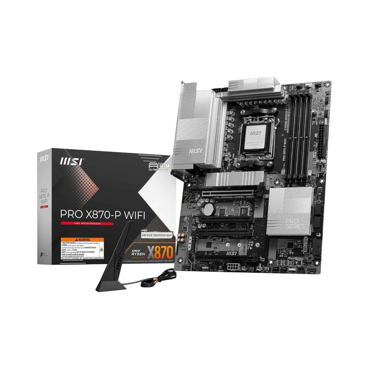 MSI PRO X870-P WIFI AMD AM5 ATX Motherboard - 911-7E47-001
