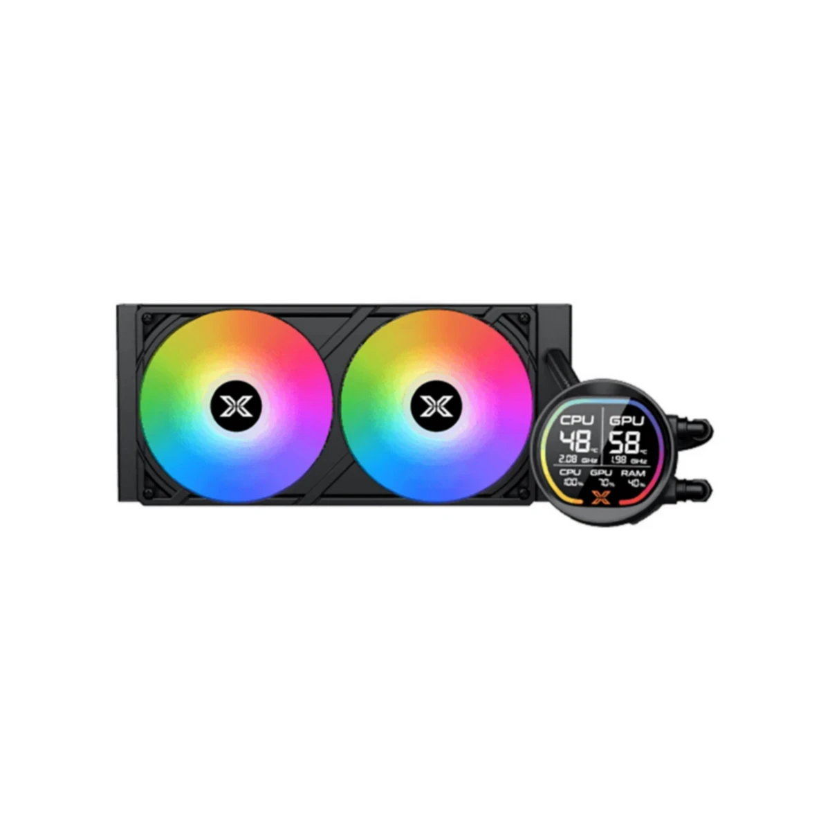 XIGMATEK LK Pro 240 Digital PWM ARGB Liquid CPU Cooler - Black | EN47428