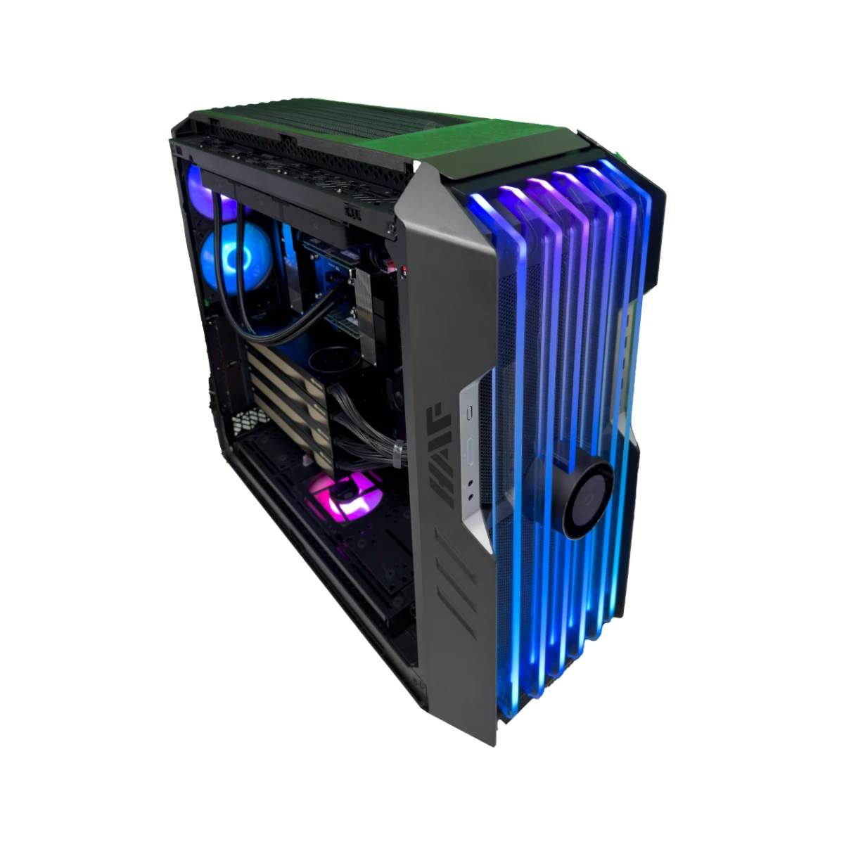 Enterprise Workstation (Threadripper Pro 9975WX, 256 GB DDR5 RAM, 4 X RTX Pro 6000 96GB GPU)  view 2